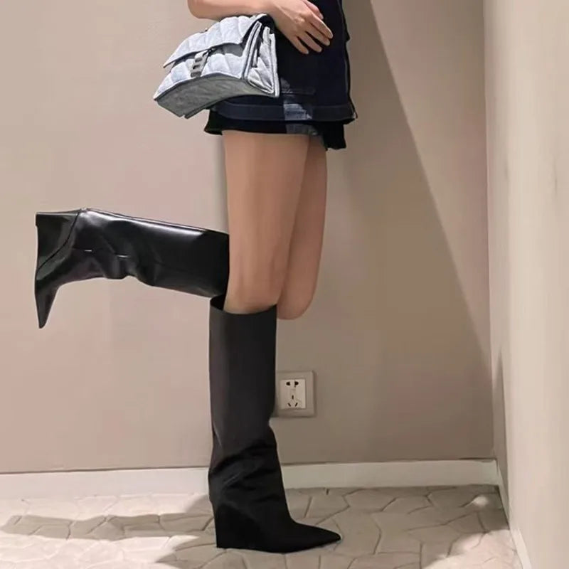 WEDGE BOOTS